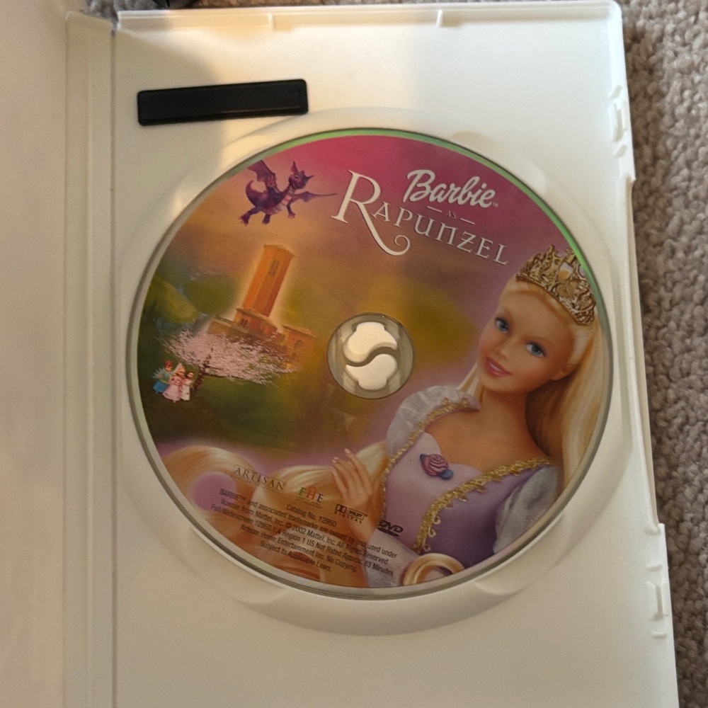 Barbie Rapunzel DVD - Picture 2 of 2